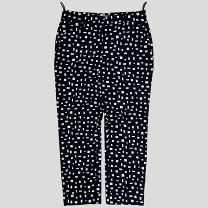 Prada Milano 2013 Silk Geometric Trousers - IT38 (UK8) | O/S, Multicoloured