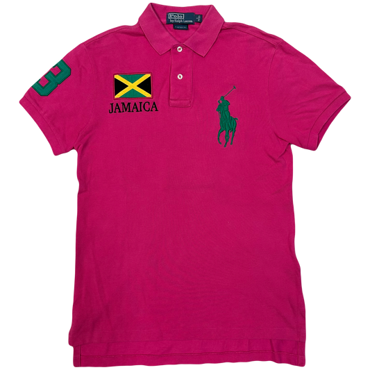 Ralph Lauren Jamaica Polo In Pink ( S )