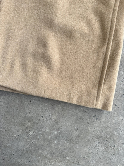 Burberry Pure Cashmere Double Faced Single Breasted Coat - L