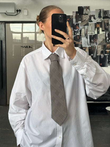 Armani Collezioni 1990s Pure Silk Diagonal Stripe Tie