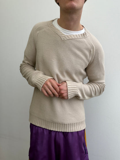 C.P. Company AW07 Knit Jumper | Medium, Beige