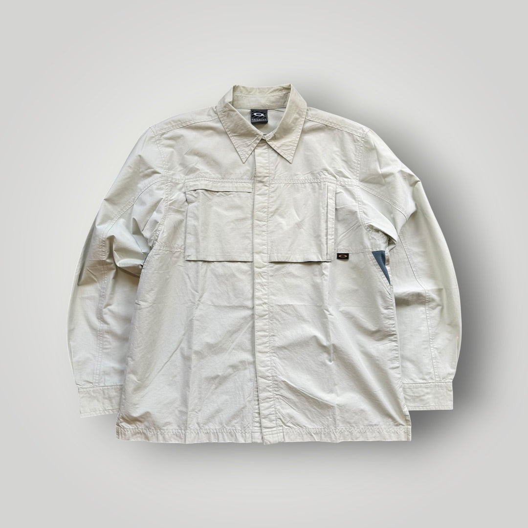 2000's Oakley Software Technical Overshirt M/L | O/S, Light Grey