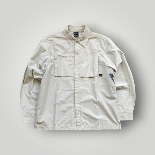 2000's Oakley Software Technical Overshirt M/L | O/S, Light Grey
