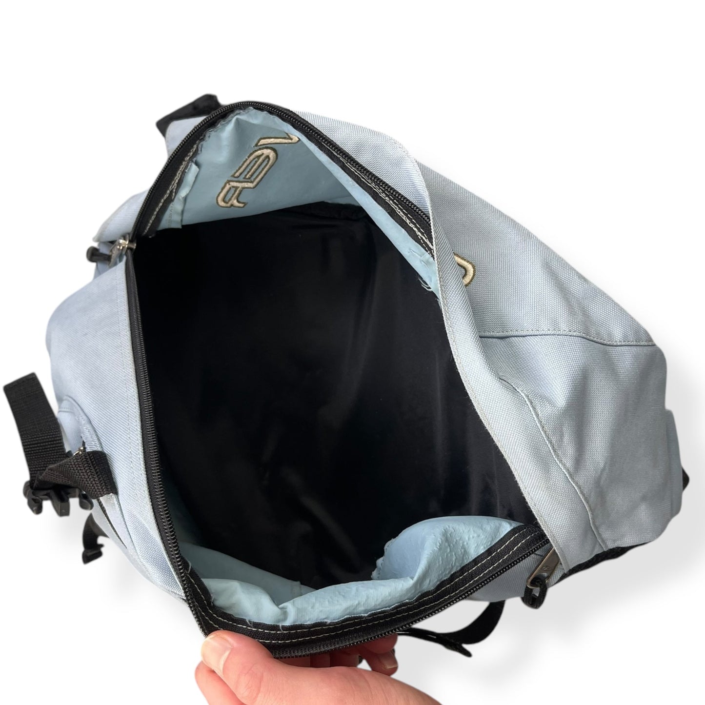 2000's Quiksilver Baby Blue Sling Bag | O/S, Multicoloured