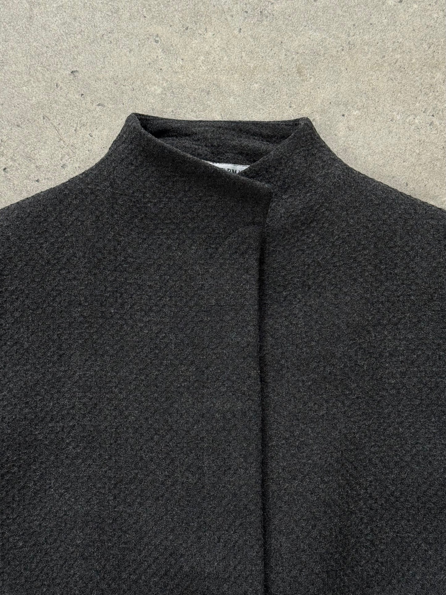 Emporio Armani 1990s High Neck Minimal Jacket - XS/S