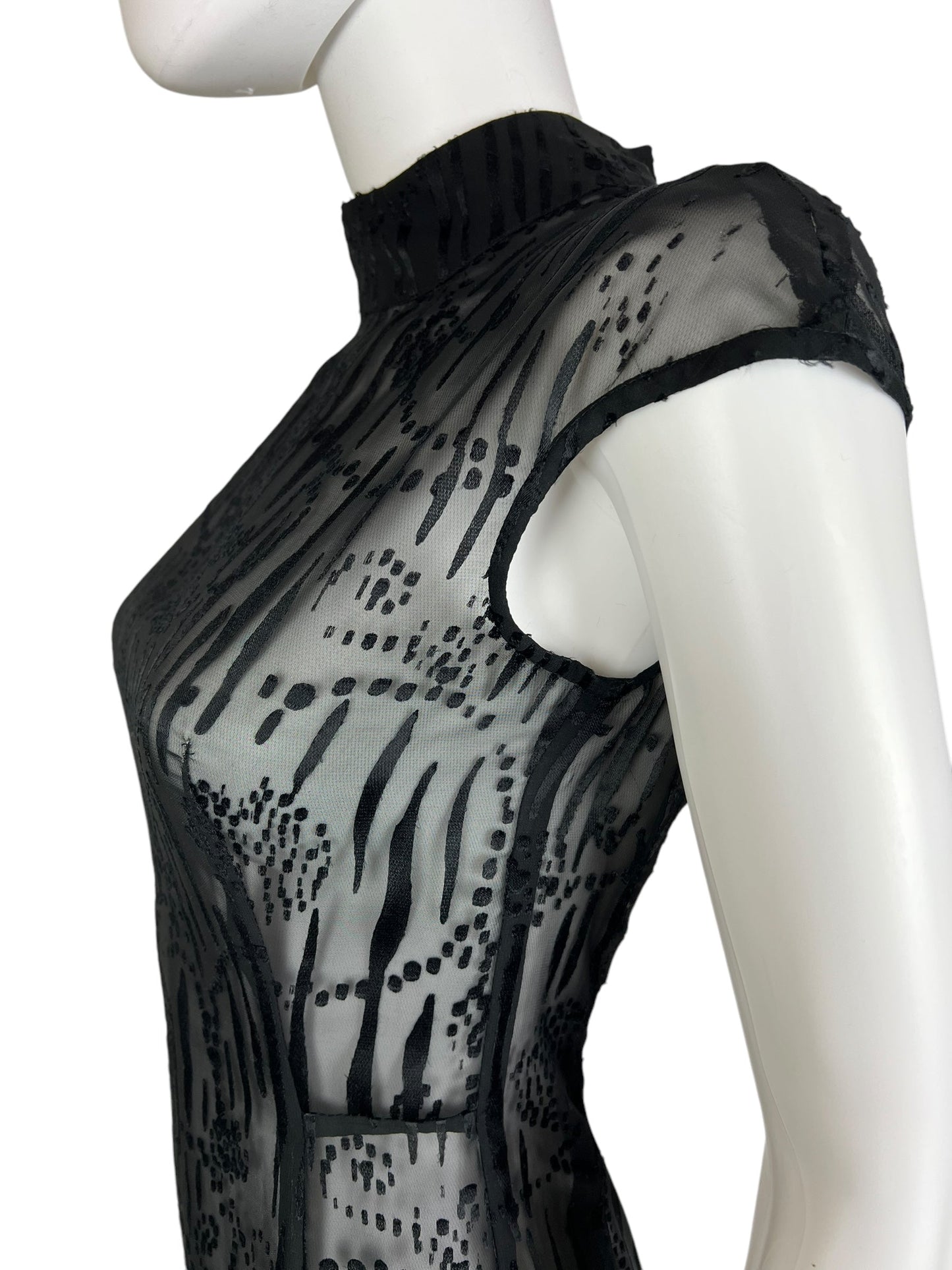 Yohji Yamamoto AW 1997 sheer dress