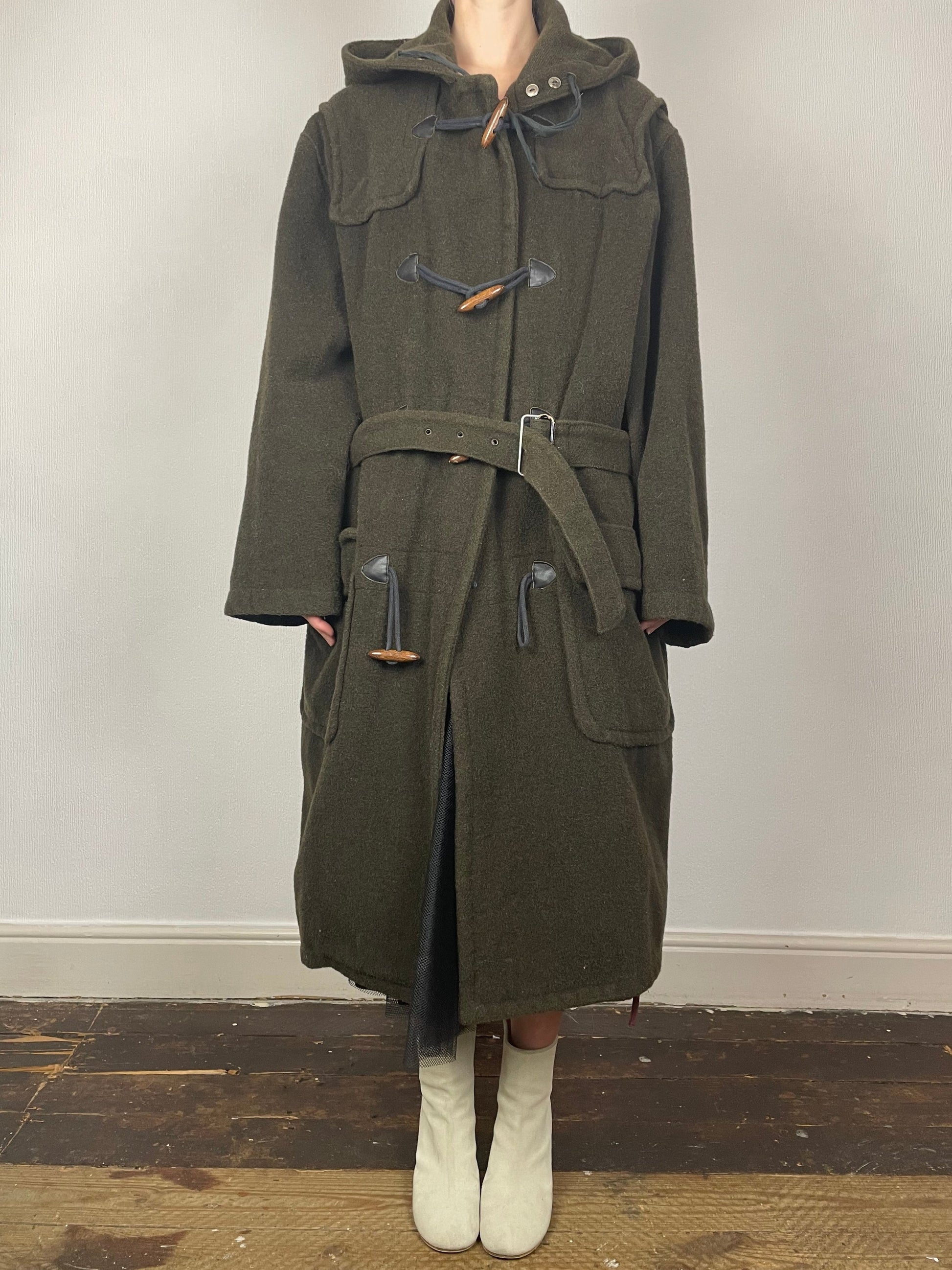 Jean Paul Gaultier Junior F/W 1990 wool duffle coat | Green, Green