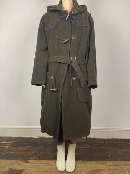 Jean Paul Gaultier Junior F/W 1990 wool duffle coat | Green, Green