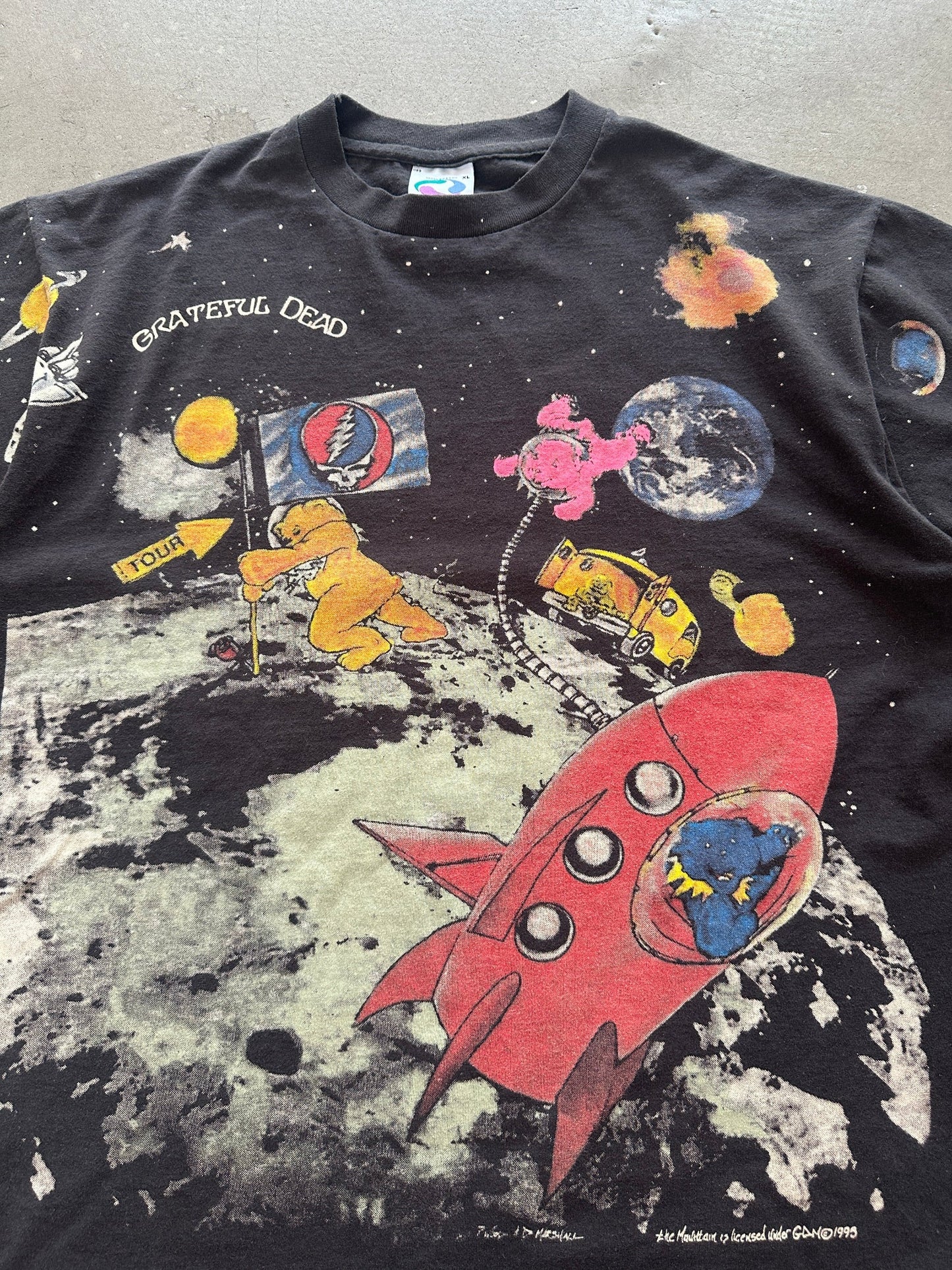 1995 Grateful Dead Standing on the Moon T-Shirt - XL