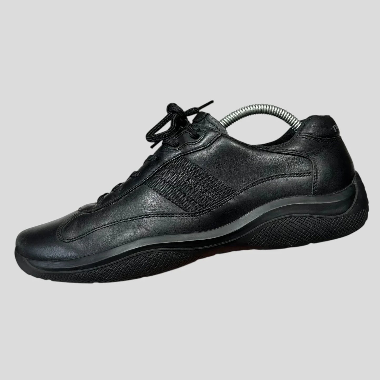 Prada 2007 Cups Carbon Logo Triple Black - UK8