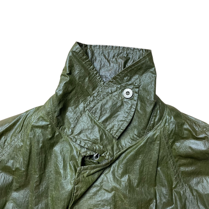 A/W 1988 Crocodile Green Dual Layer Ice Trench Coat