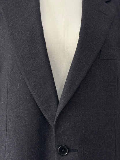 Burberry 1990s Pure Brushed Wool Single Breasted Blazer - 38R/M