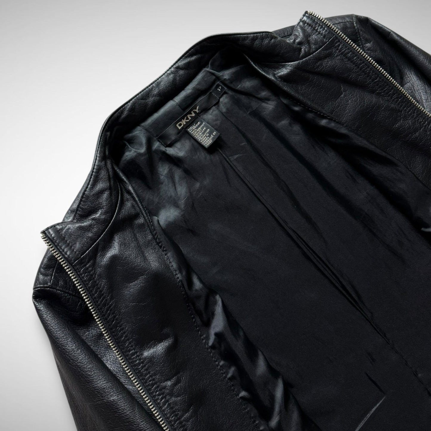 DKNY Leather WMNS Biker Jacket (1990s)