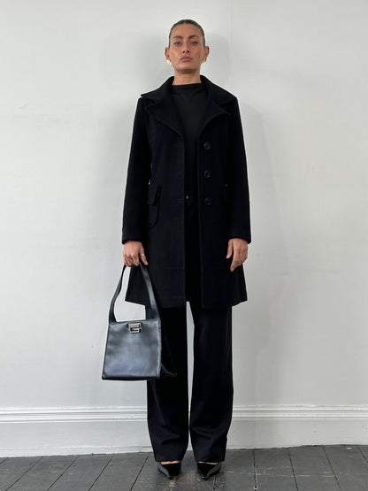 Max & Co Virgin Wool Single Breasted Coat - S