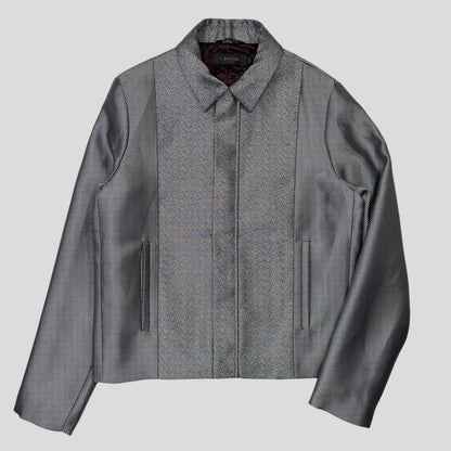 Calvin Klein Collection 2013 Runway Static Panelled Blouson Jacket - M | Default Title, Multicoloured