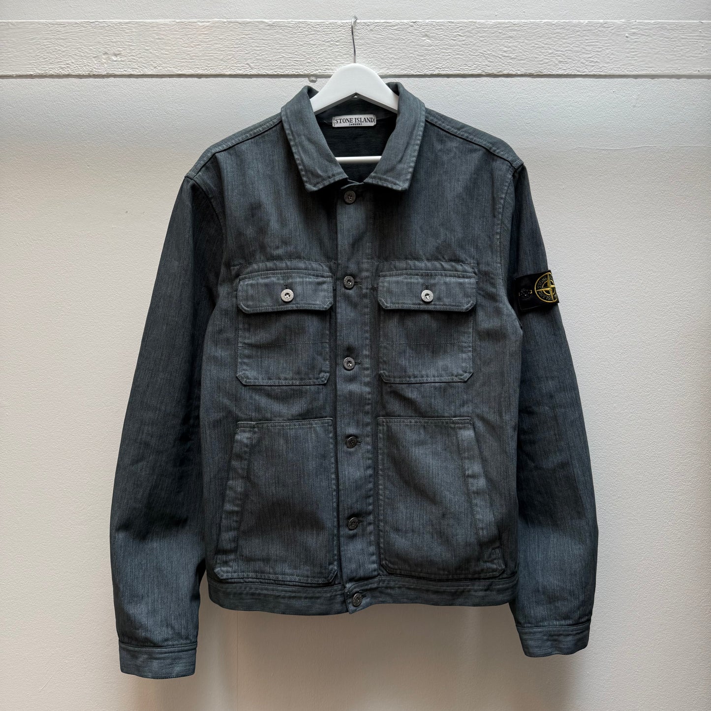 2011 Stone Island Denim Jacket (L) | Large, Grey