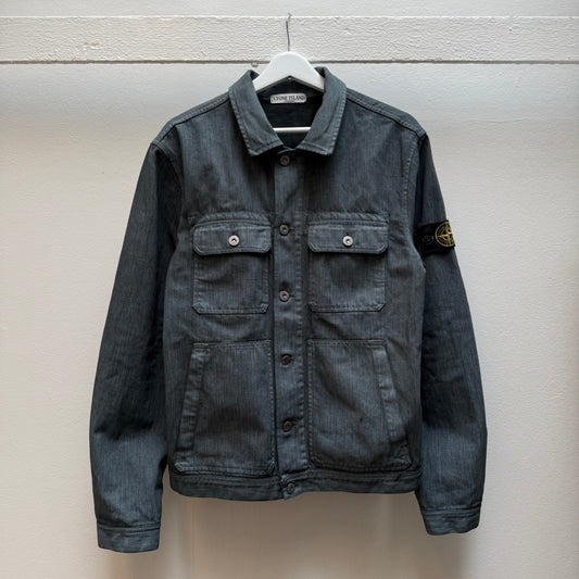 2011 Stone Island Denim Jacket (L) | Large, Grey
