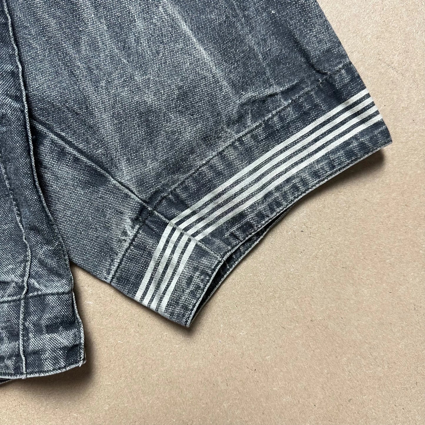 S/S 1986 Charcoal Grey Sail Cloth Marina Spell Out Hooded Coach Jacket