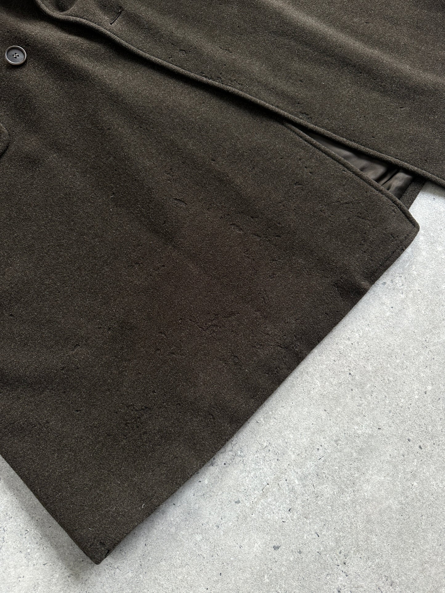 Giorgio Armani Le Collezioni 1990s Pure Wool Double Breasted Coat - XL/XXL