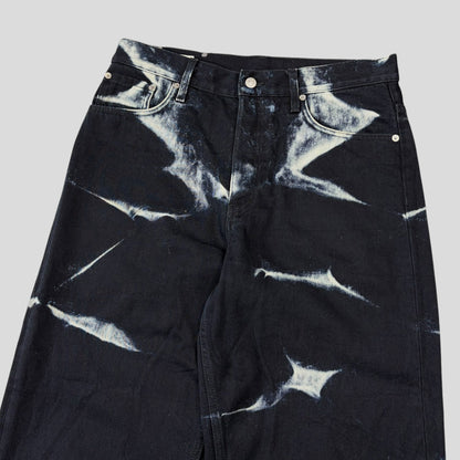 Dries Van Noten SS23 Pine Bleached Sublimation Baggy Jeans - 32-34 | O/S, Multicoloured