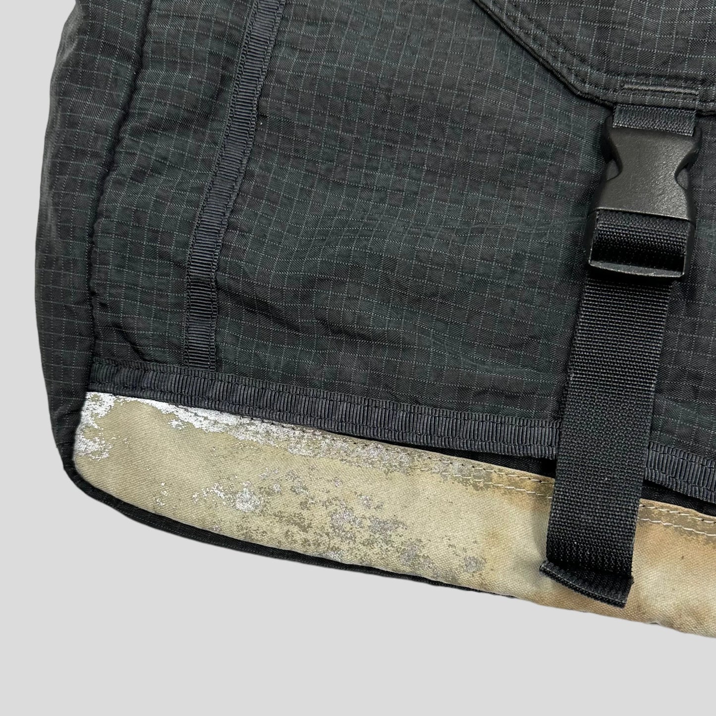 Porter 00’s Nylon Ripstop Grid Multipocket Tote Bag