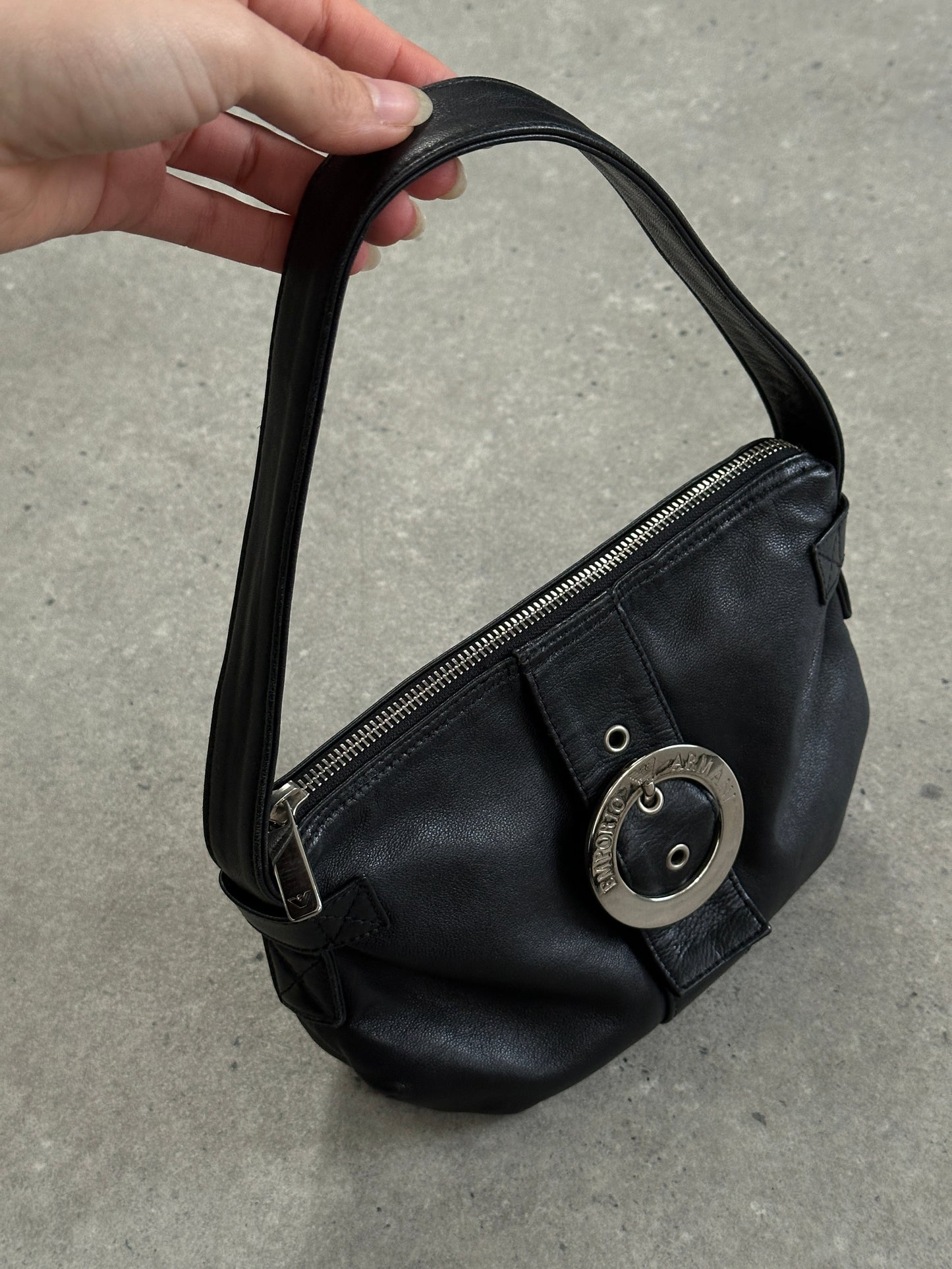 Emporio Armani Leather Shoulder Bag