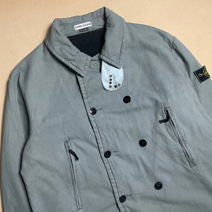A/W 1997 Summit Grey Treated Wool Pea Coat