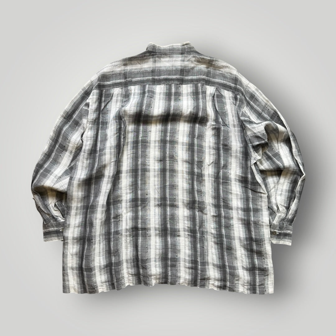 2000's Issey Miyake Men Distressed Shirt L