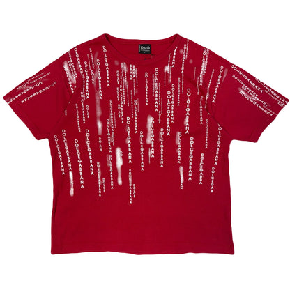 Dolce & Gabbana T-Shirt In Red (M) | Medium, Red