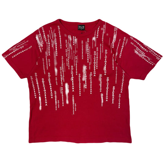 Dolce & Gabbana T-Shirt In Red (M) | Medium, Red