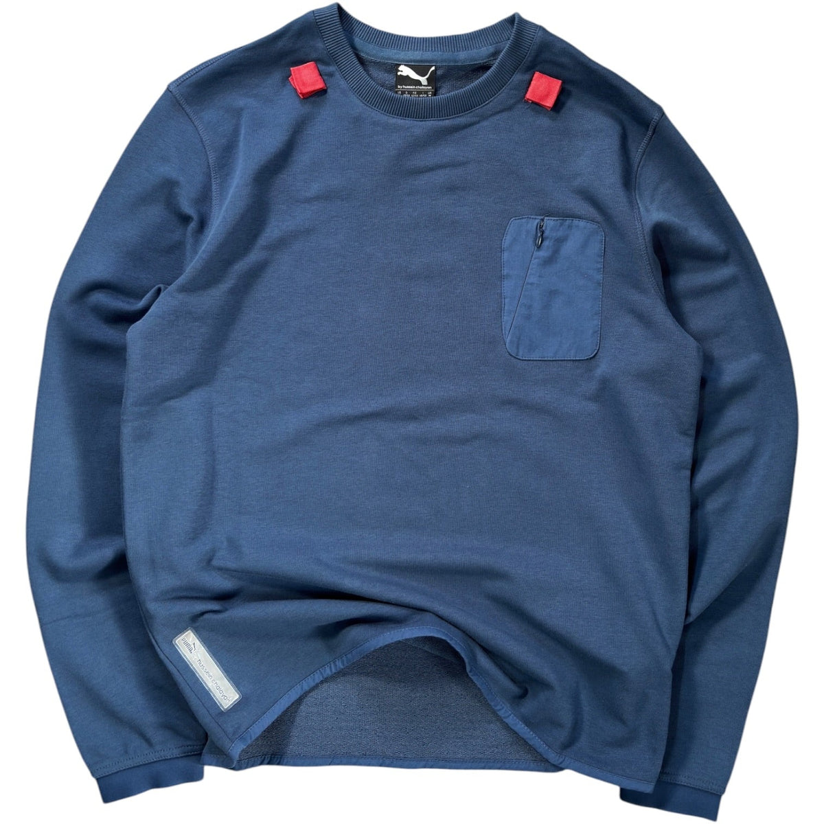 Puma by Hussein Chalayan 2013 Detachable Hood Sweatshirt M | Medium, Blue