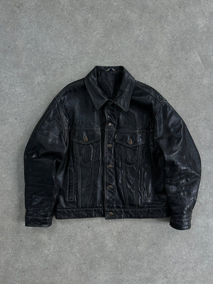 Levi’s 1990s Type III Leather Trucker Jacket - L