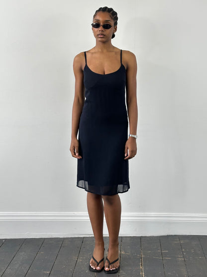 Gianni Versace Verus 1990s Sheer Slip Dress - S