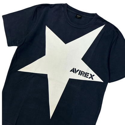 Avirex Star T-Shirt In Navy (L) | Large, Navy