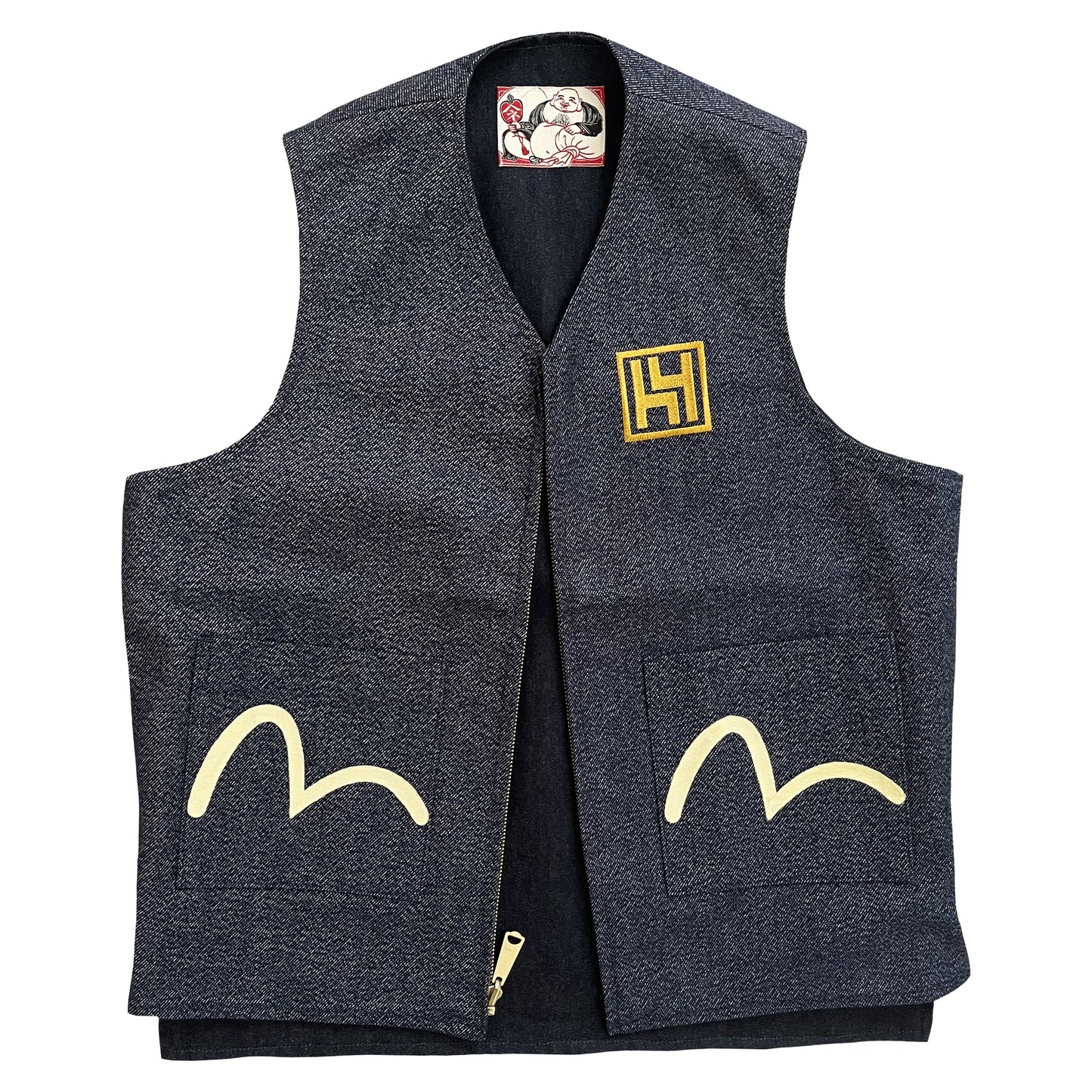 Evisu Denim Vest - M