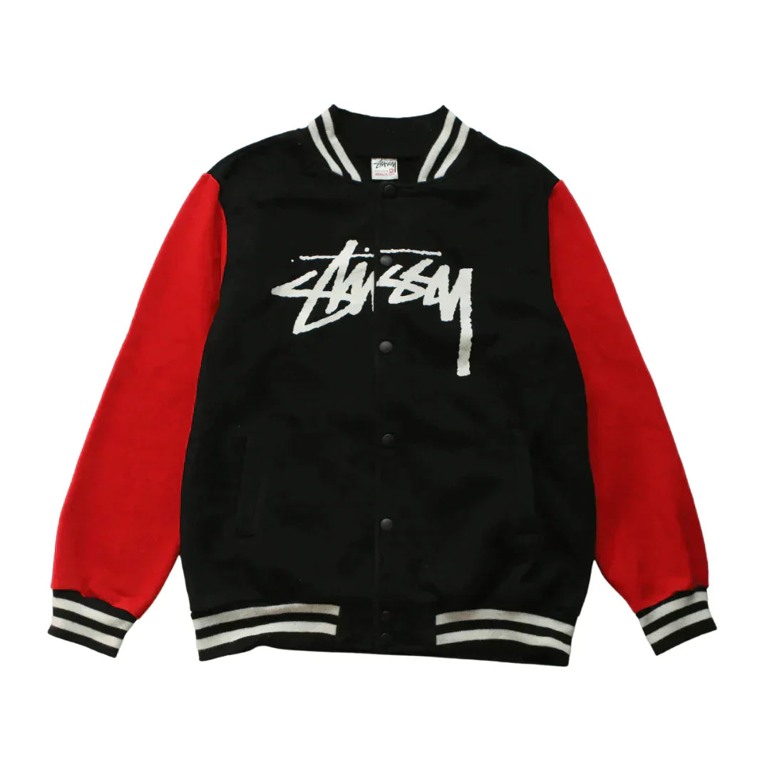 STUSSY BASEBALL JACKET  (L)  (L)