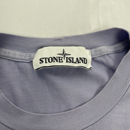 Stone Island T-Shirt, Size Large | Stone island, Purple