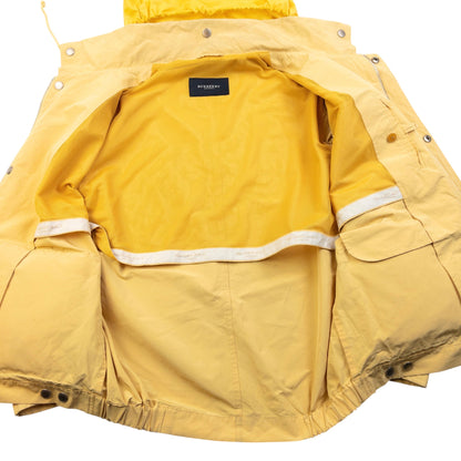 Vintage 2000s Burberry Zip Up Cargo Jacket Size S | Small, Yellow
