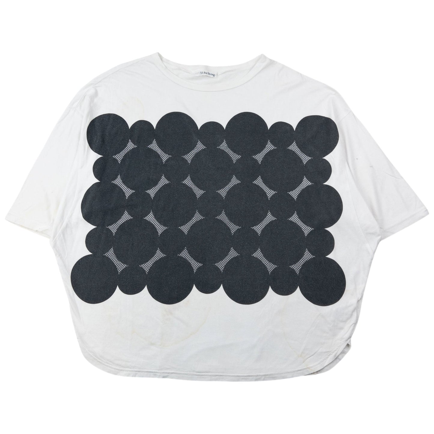 Vintage 90s Yohji Yamamoto Wide Graphic T Shirt Size XL | XL, Black