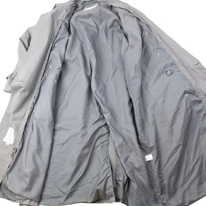 Vintage 80s YSL Yves Saint Laurent Trench Jacket Size M | Medium, Grey