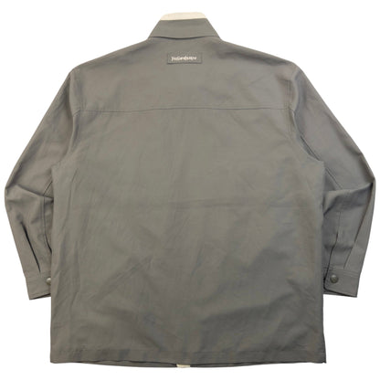 Vintage YSL Yves Saint Laurent Harrington Jacket Size L | Large, Grey