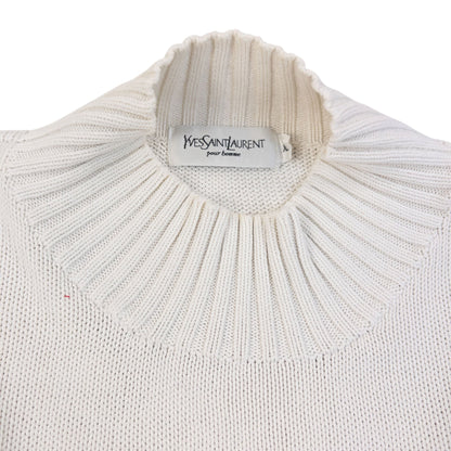 Vintage 2000s YSL Yves Saint Laurent Knit Jumper Size XL | XL, Purple