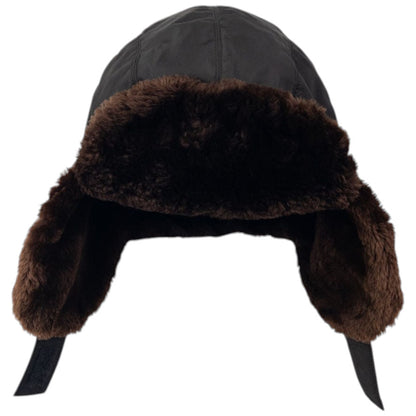 Vintage Prada Fur Lined Trapper Hat Size M