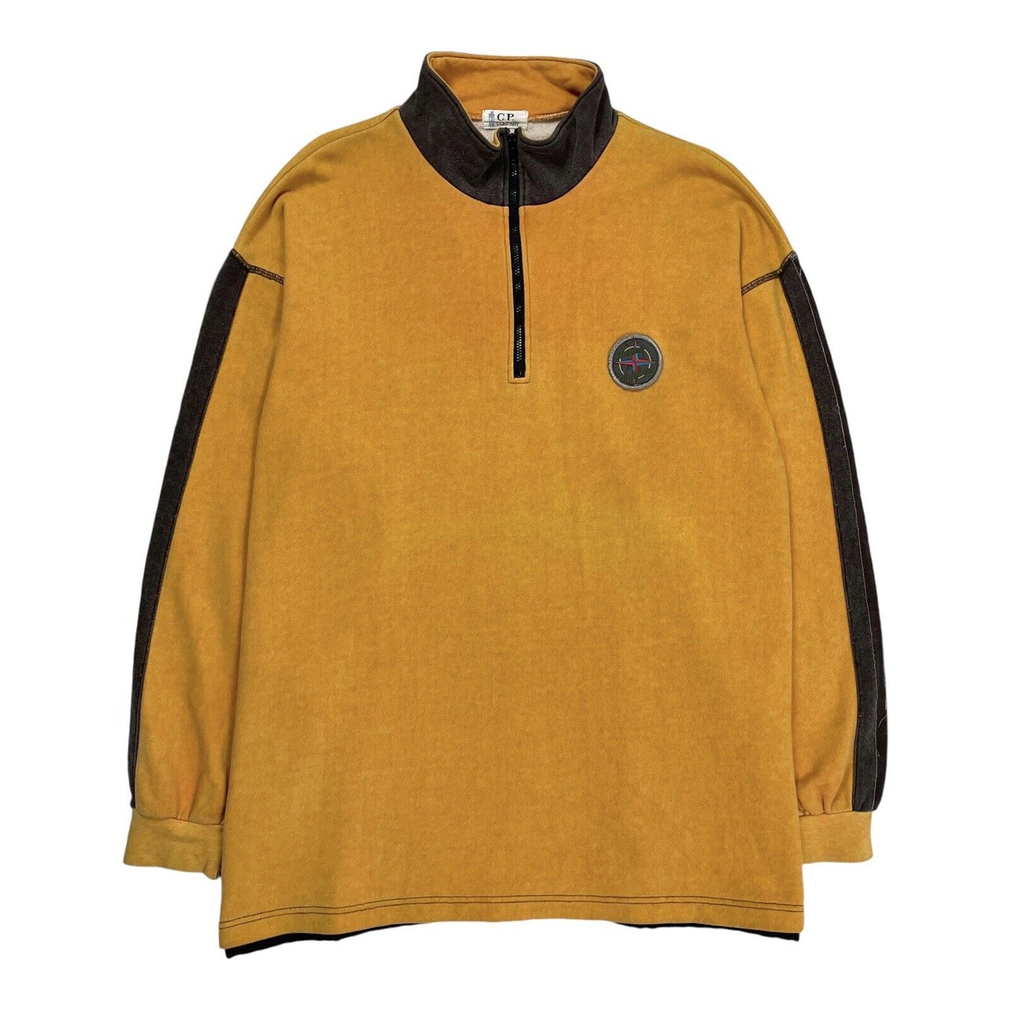 Vintage CP Company Marina 1/4 Zip, Size Large | Cp company, Black