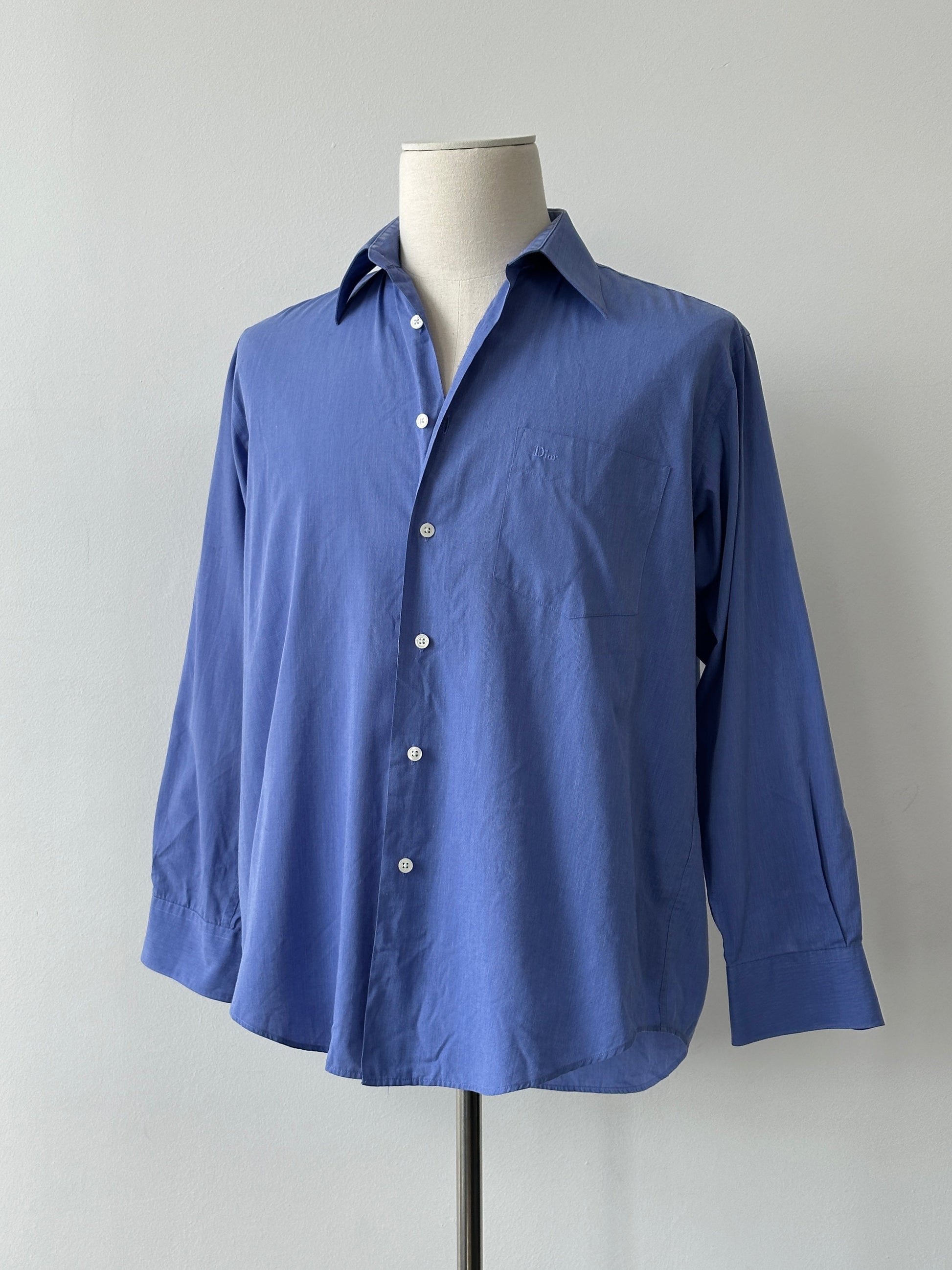 Christian Dior Monsieur 1990s Cotton Logo Shirt - M