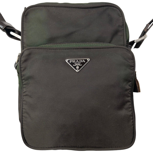 Vintage 2000s Prada Crossbody Bag | O/S, Brown