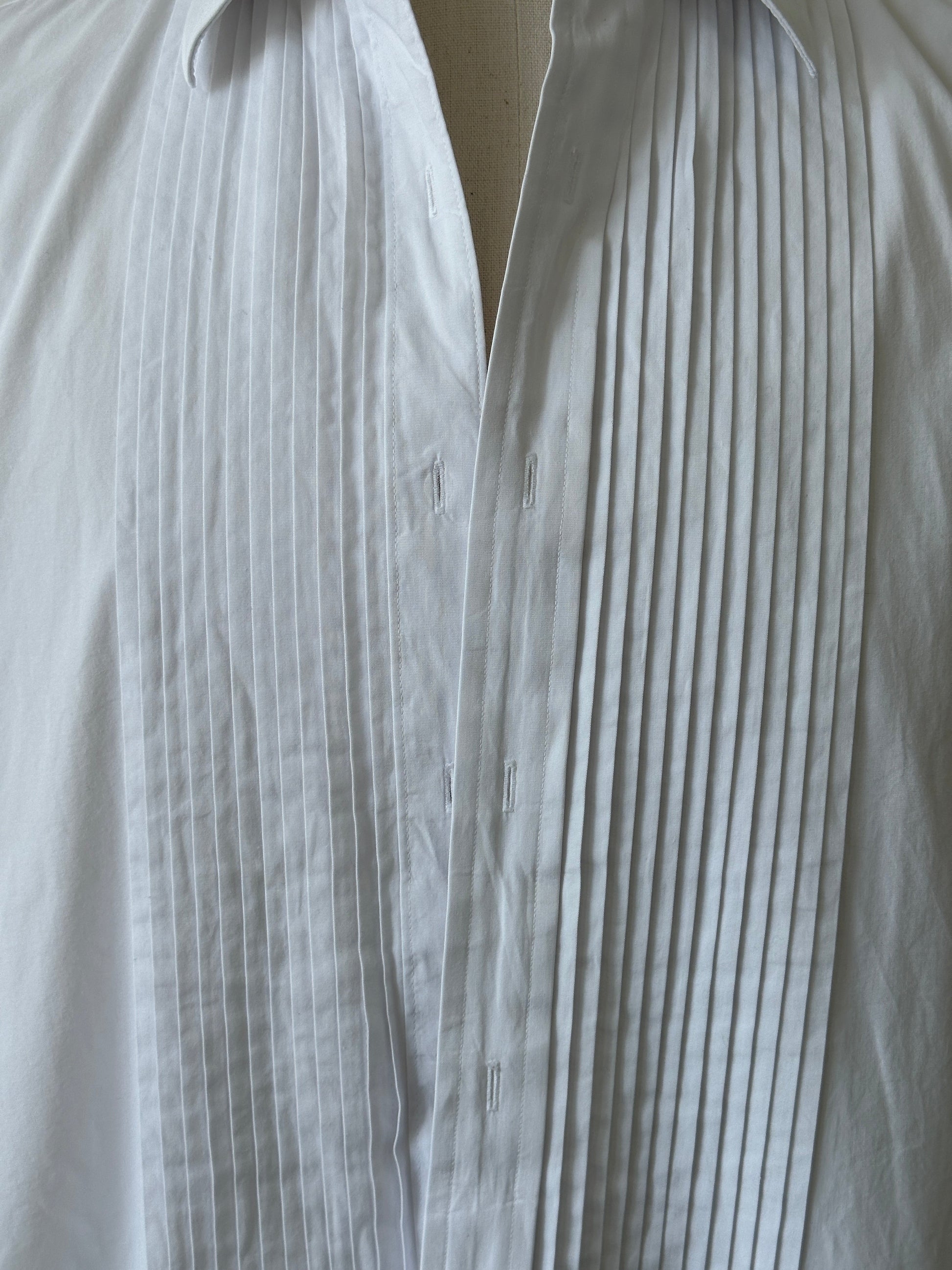 Christian Dior Monsieur 1990s Pure Cotton Tuxedo Shirt - XXL