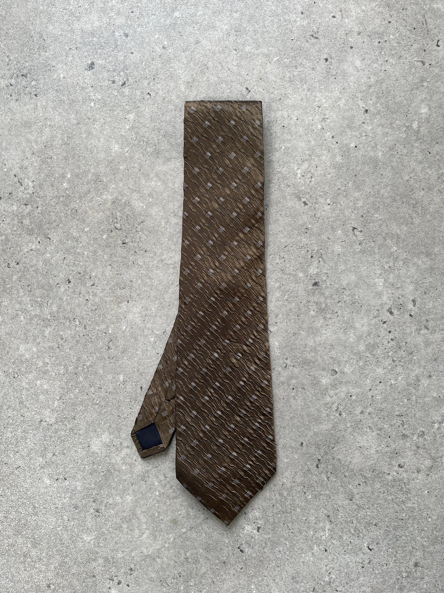 Vintage 1990s Textured Print Tie