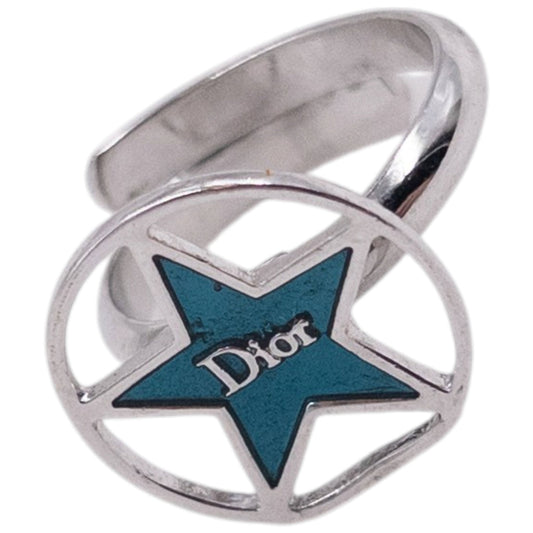 Vintage 2000s Dior By John Galliano Star Adjustable Ring | O/S, Multicoloured