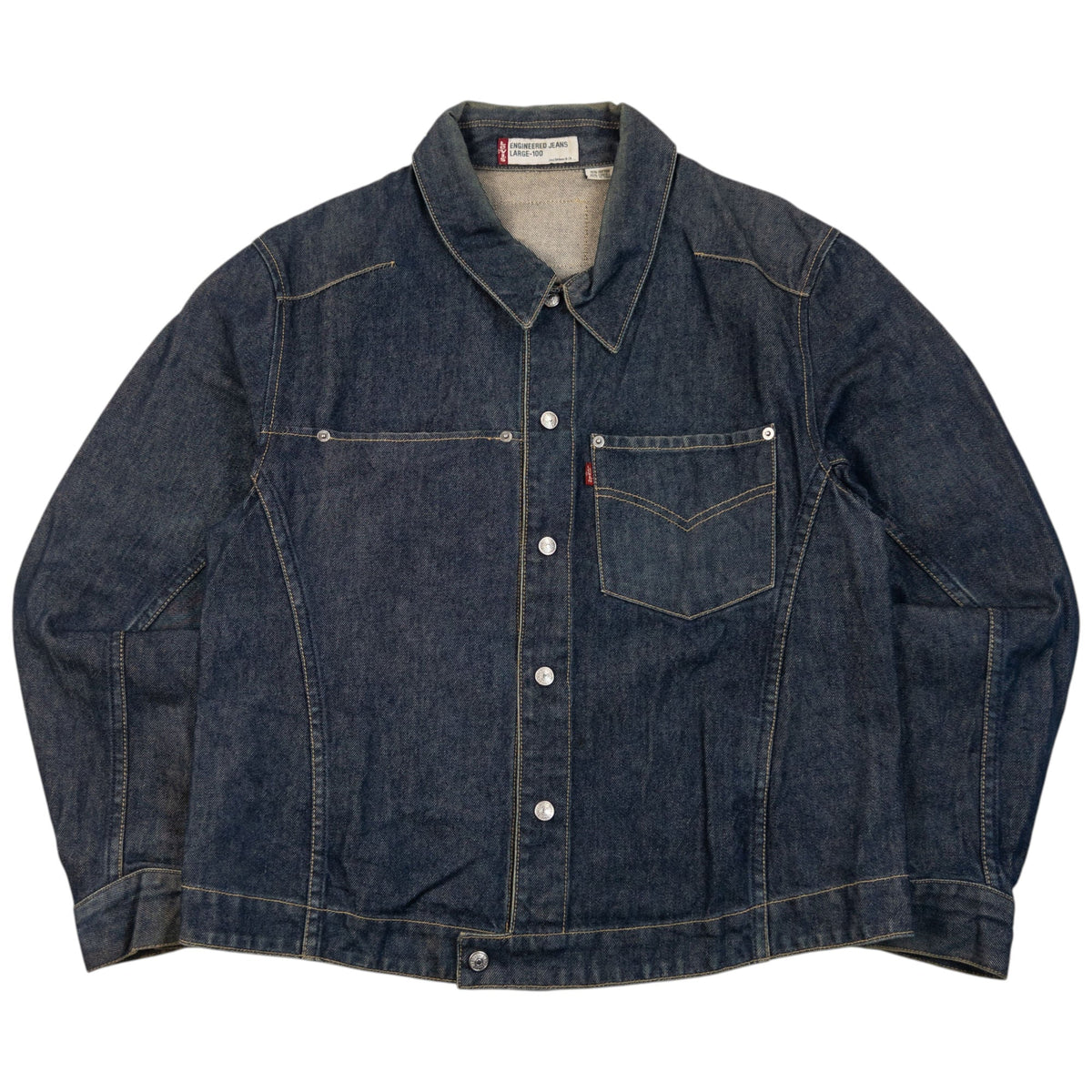 Vintage 2000s Levi's Engineered Garments Denim Jacket Size S | Small, Multicoloured